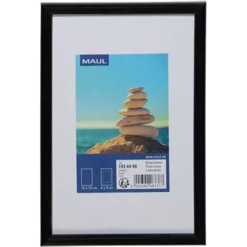MAUL 1934490 Pojedyncza ramka na zdjęcie - panele MDF - plastik - poliwęglan (PC) - czarny - na stół - 10 x 15 cm - prostokątna