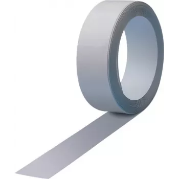 MAUL 6210102 Samoprzylepny pasek magnetyczny 100 cm, biały aluminiowy, linijka metryczna