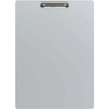MAUL Aluminiowa podkładka A3 pionowa z klipsem biurowym, srebrna 23530-08