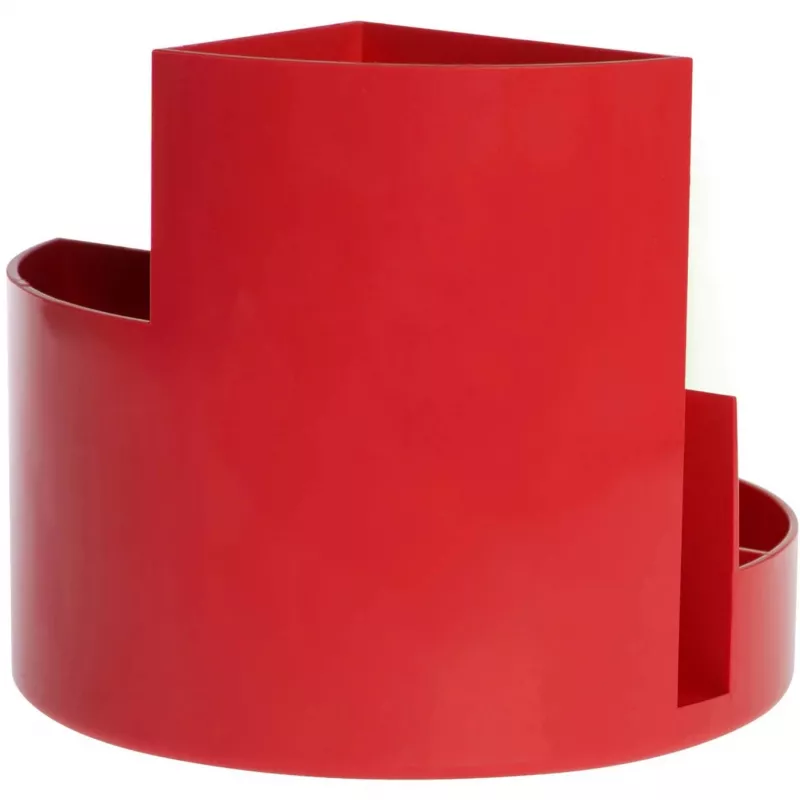 MAUL Organizer biurkowy okrągły z tworzywa sztucznego 14 cm średnica 12,5 cm długość 4117625