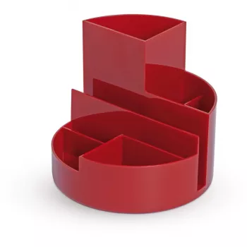 MAUL Organizer biurkowy okrągły z tworzywa sztucznego 14 cm średnica 12,5 cm długość 4117625