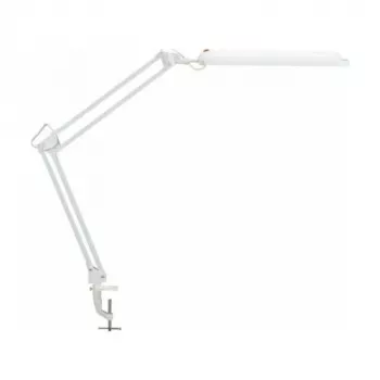 MAUL LED Lampa biurkowa Atlantic z zaciskiem biała