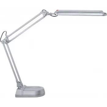 MAUL LED Lampa biurkowa Atlantic z podstawą Srebrna