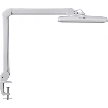 MAUL LED Lampa Biurkowa Intro Ściemniana z Uchwytem Zaciskowym Biała