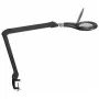 MAUL LED Magnifying Lamp Makro with Clamp Base Black