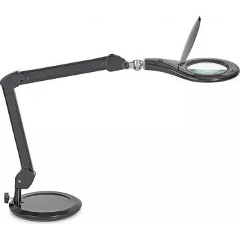 MAUL LED Magnifying Lamp Makro z podstawą stołową czarny