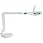 MAUL LED Magnifying Lamp Makro z podstawą stołową Biały