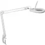 MAUL LED Lupa z Oświetleniem Viso z Podstawą Zaciskową, 10W, 900lm, 6500K, 5 Dioptrii, Czarny