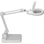 MAUL LED Magnifying Lamp Viso with Stand Base White