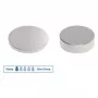 Magnes neodymowy dyskowy MAUL, 10 x 3 mm, niklowany, siła trzymania 2 kg, 1 sztuka 6166396