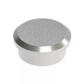 Magnes neodymowy MAUL Power Magnet, średnica 30 mm, niklowany, siła trzymania 21 kg, okrągły z rowkiem, 1 sztuka (6170696)