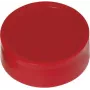 MAUL Magnes okrągły Ø 34 mm czerwony 10 sztuk (61733-25)