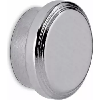 MAUL Okrągły magnes neodymowy w stalowej obudowie, 30 mm średnicy, 9 mm grubości, srebrny, 1 sztuka 6171096