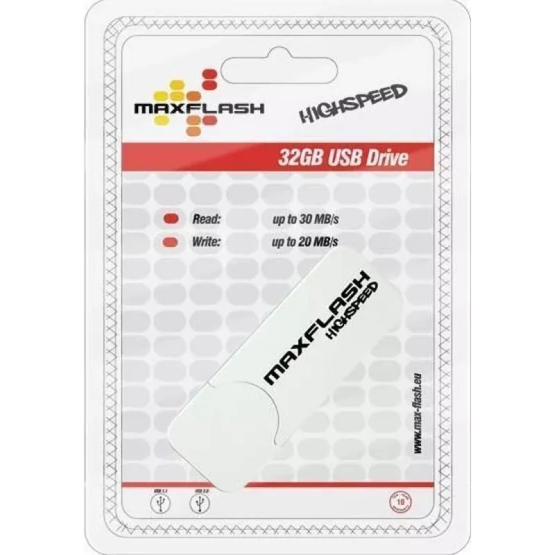 MAXFLASH 32GB USB 3.0 Flash Drive - Czarny