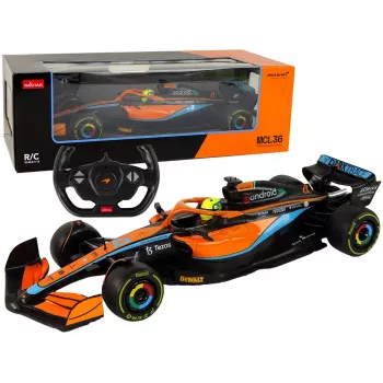 McLaren F1 Remote Controlled RC Race Car Rastar Orange 1:12