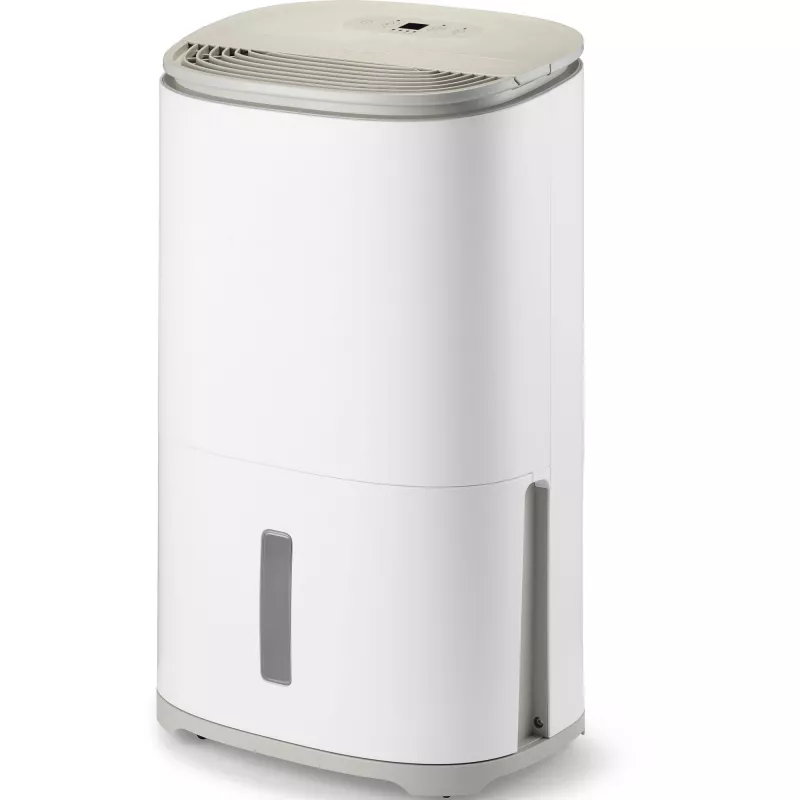 MEACO Dry Arete One 25L Osuszacz Kompresorowy i Oczyszczacz Powietrza (Biały/Beżowy, 267 Wat, do Pomieszczeń do 125 m²)