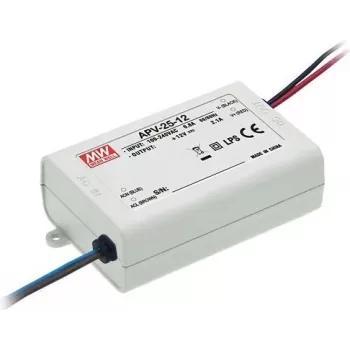 MEAN WELL APV-25-24 Zasilacz LED o stałym napięciu 24V 25W IP42 Biały