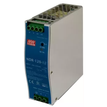 MEAN WELL Zasilacz impulsowy na szynę DIN NDR-120-48 48V/120W/2.5A