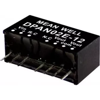 MEAN WELL DPAN02A-15 Moduł przetwornicy DC-DC 2W 5V na 15V SIP4