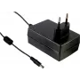MEAN WELL GSM36E18-P1J 36W medyczny zasilacz AC/DC, 18V 2A, wejście IEC320-C8, wtyk DC 2,1x5,5mm