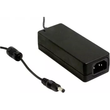 MEAN WELL GSM60A05-P1J 40W medyczny zasilacz AC/DC z wyjściem 5V DC i wtykiem DC 2,1mm