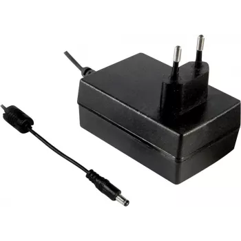 MEAN WELL GST36E24-P1J 36W 24V DC 1.5A zasilacz AC/DC z wtykiem 2,1x5,5mm