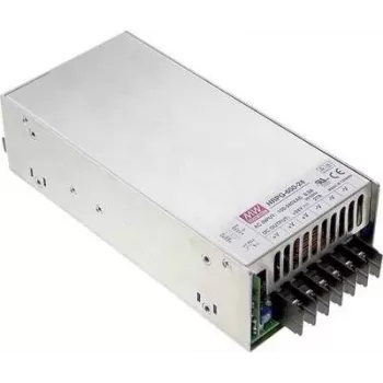 MEAN WELL HRP-600-24 - 648 W przemysłowy zasilacz, 24 VDC, aktywny PFC, 90% wydajności