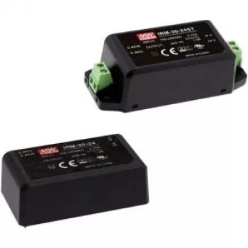 MEAN WELL IRM-30-5 30W 5V 6A hermetyzowany zasilacz do montażu na PCB, czarny