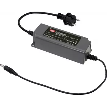 MEAN WELL OWA-60E-30 60W 30V DC IP67 zasilacz LED o stałym napięciu, uniwersalne wejście AC 90-305V, czarny