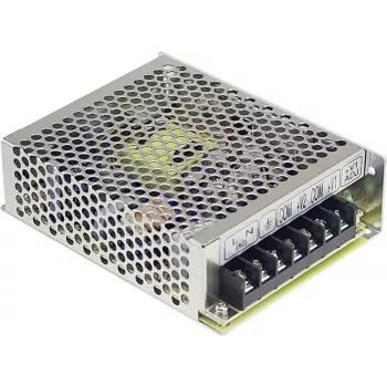 MEAN WELL RD-50A 54W dwuwyjściowy zasilacz AC/DC 5V/6A + 12V/2A, wejście 88-264VAC, montaż na chassis, zabezpieczenie przed przeciążeniem/nadnapięciem/ zwarciem