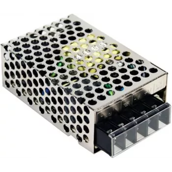 MEAN WELL RS-25-12 25,2W 12V 2,1A Zamknięty Zasilacz Impulsowy, Wejście 85-264VAC, Obudowa Metalowa