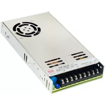 MEAN WELL RSP-320-24 320W 24V 13.4A zamknięty zasilacz impulsowy z PFC, niski profil 1U, wejście AC 88-264V