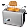 Toster Medion Life MD12102 Srebrny 850 W 2 kromki 7 poziomów opiekania Wyświetlacz LED