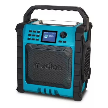 Medion LIFE P66896 Premium radio budowlane DAB+ FM Bluetooth 14W bryzgoszczelne