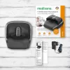 Medisana FM 900 Shiatsu Masażer do Stóp z Funkcją Ciepła, Czarny/Szary