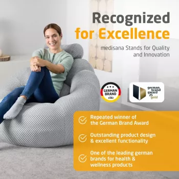 Medisana RS100 Bubble Sofa z masażem, szary