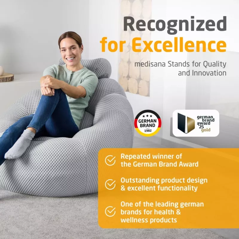 Medisana RS100 Bubble Sofa z masażem, szary