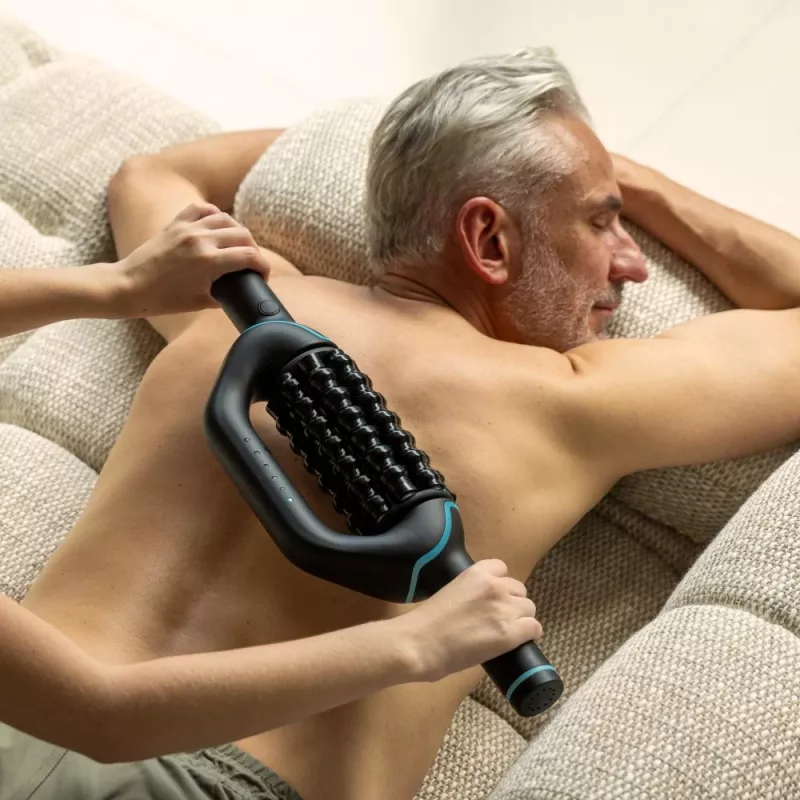 Medivon Bella Go Bezprzewodowy Roller do Masażu Twarzy z EMS Mikroprąd, Wibracje, Terapia Światłem LED, Ładowany, USB-C, 3 Poziomy Intensywności, Ergonomiczny Design, Przenośny