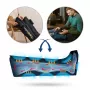 Medivon Compression Massager Aeria - Masażer kompresyjny na nogi i stopy z ogrzewaniem, 3 tryby, 3 intensywności, pilot bezprzewodowy
