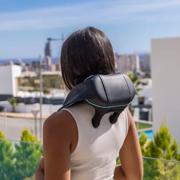 Medivon Volt Massage Collar - Shiatsu Masażer na Szyję i Ramiona z Ciepłem, 8 Głowic, 3 Poziomy Intensywności