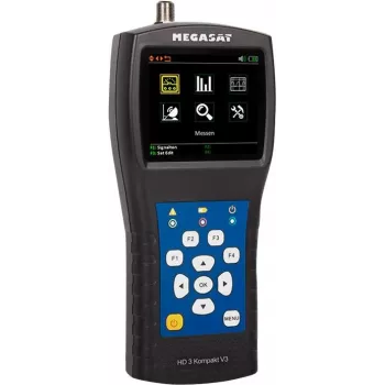 Megasat Satmeter HD 3 Compact V3 - cyfrowy miernik satelitarny z analizatorem widma 2600021