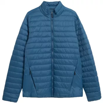 Męska kurtka puchowa 4F M239 Denim Blue 4FAW23TDJAM239 32S