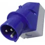 MENNEKES CEE-CARA wtyczka natynkowa 16 A 3-biegunowa 230 V 6h IP44 niebieska