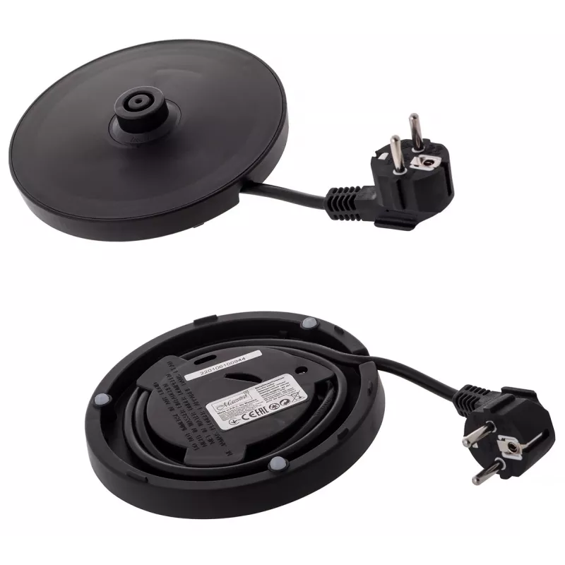MEO Szklany czajnik elektryczny 2200W 1.7L czarny MR-061-BLACK MAESTRO