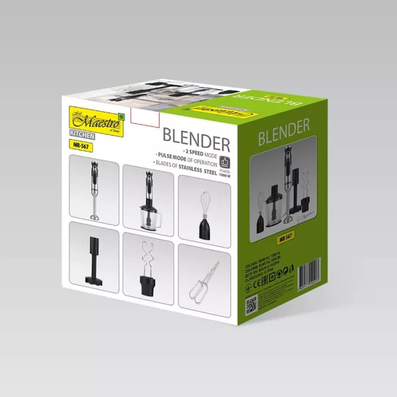MEO Zestaw blendera ręcznego 1000W MR-567 MAESTRO