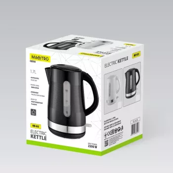 MEO MAESTRO Czajnik elektryczny 1.7 L 2200 W Czarny MR-035-BLACK