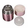 MEO MAESTRO MR-1636-60 600 ml Termos na żywność z podwójnymi ściankami, izolacją próżniową, ze stali nierdzewnej, z 2 pojemnikami i składaną łyżką