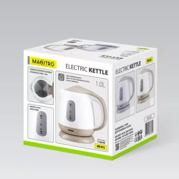MEO MR-012-GREY MAESTRO Czajnik elektryczny 1 l 1100 W szary