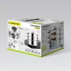 MEO MR-2900-24 MAESTRO Garnek kuchenny 24 cm 5.0 L ze stali nierdzewnej ze szklaną pokrywką, kompatybilny z indukcją