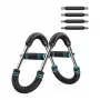 MERACH MR-2500B1 Smart Chest Trainer z oporem hydraulicznym, Bluetooth 5.0, łączność z aplikacją, czarno-szary